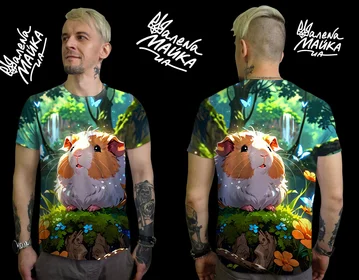 Футболки с полной запечаткой: Волшебный хомяк